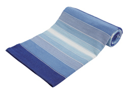 Stripe Design Cotton Blend Throw Blanket