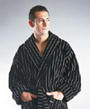 Artisan velour bathrobe